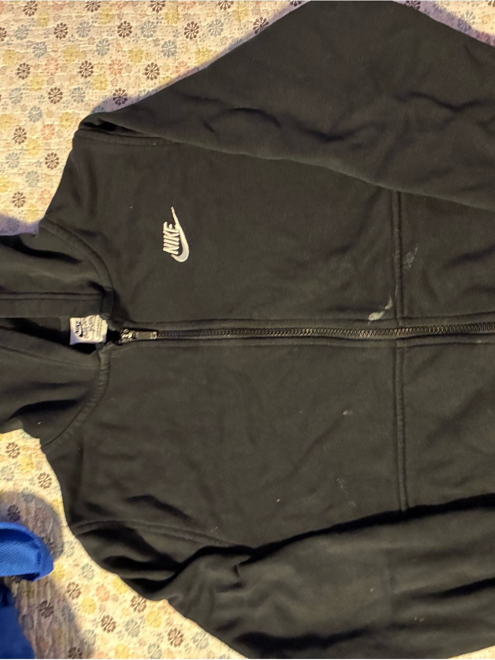 Nike kids Black Full-Zip Hoodie Jacket